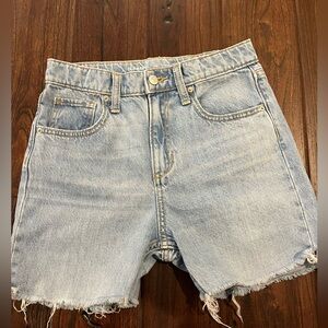 Old Navy Girls Blue Jean Shorts Cut-Off Hem